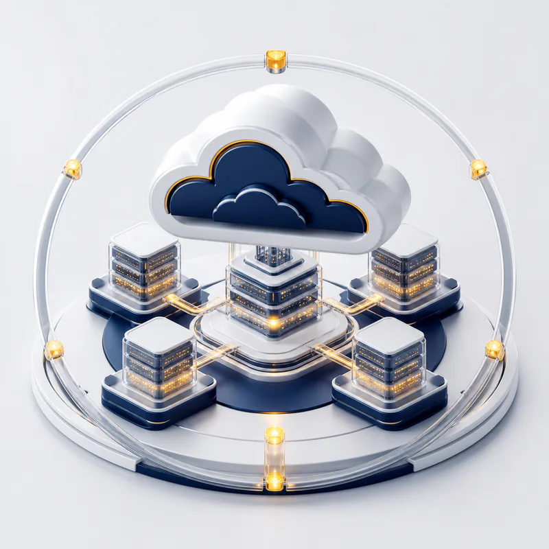 Protected cloud infrastructure connected to resilient compute clusters