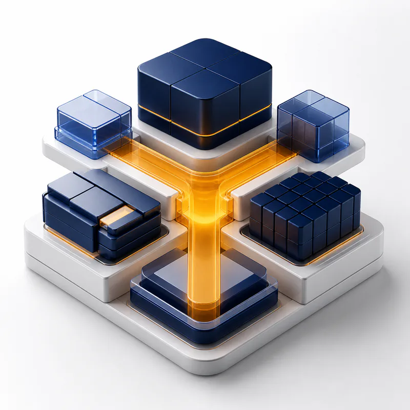 Modular components forming a unified software system